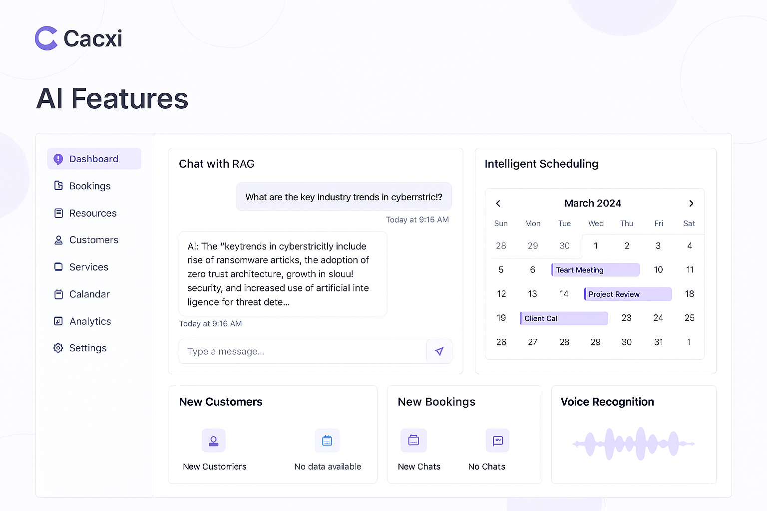 Cacxi Features
